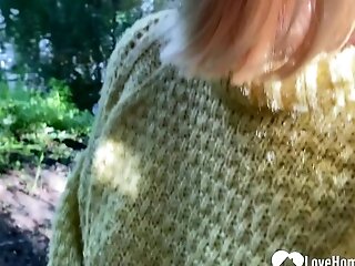 Blonde In The Park Wished Fresh Spunk-pump