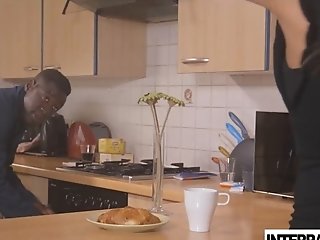 Cheating Wifey Caught Fucking Mouth-watering Big Black Cock