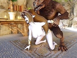 Skyrim - Sexy Fucks A Horny Werewolf