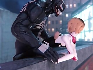 Gwen And Venom Uncensored Porno Toon Fuck
