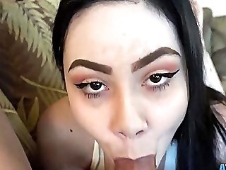 Insane Chicks Caught In Superb Angles Taking Jizz On Their Sweet Faces