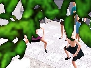 Erotic Dancing Chicks In The Pornography Game Sims  Porno Game 3 Dimensional