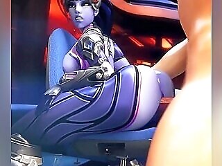 Widowmaker Gets Rectal Rubdown