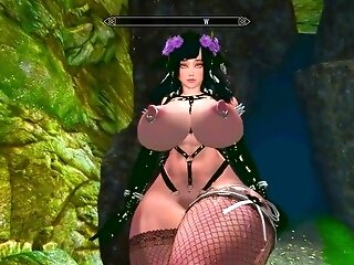 Intense And Inviting Thicc Yuri Gameplay In Skyrim With Poyo Mods!