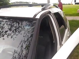 Stranger Fucks My Matures Latina Wifey Doggystyle In A Car