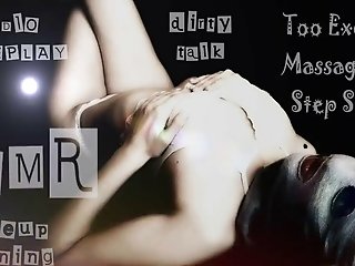Lewd Asmr - Step Brutha Got Excited While Rubdown Step Sista And Put His Dick Inwards Her Puss - First-ever Lovemaking - Internal Ejaculation